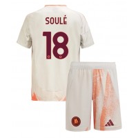 AS Roma Matias Soule #18 Vieras Peliasu Lasten 2024-25 Lyhythihainen (+ Lyhyet housut)